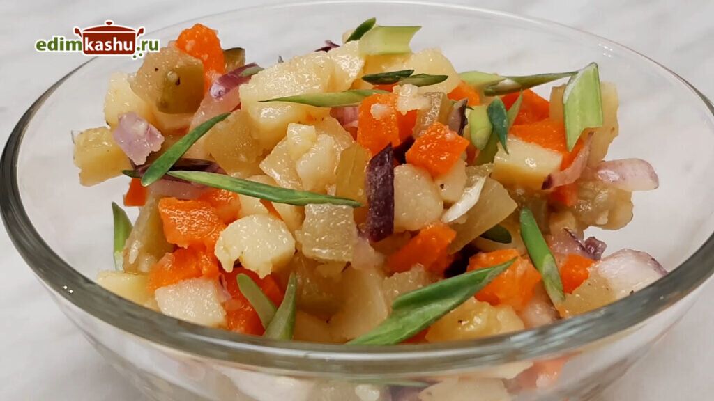 Как приготовить незабываемый картофельный салат за считанные минуты