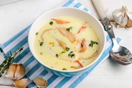 Запечённый овощной суп с кальмарами: идеальный рецепт для согревания