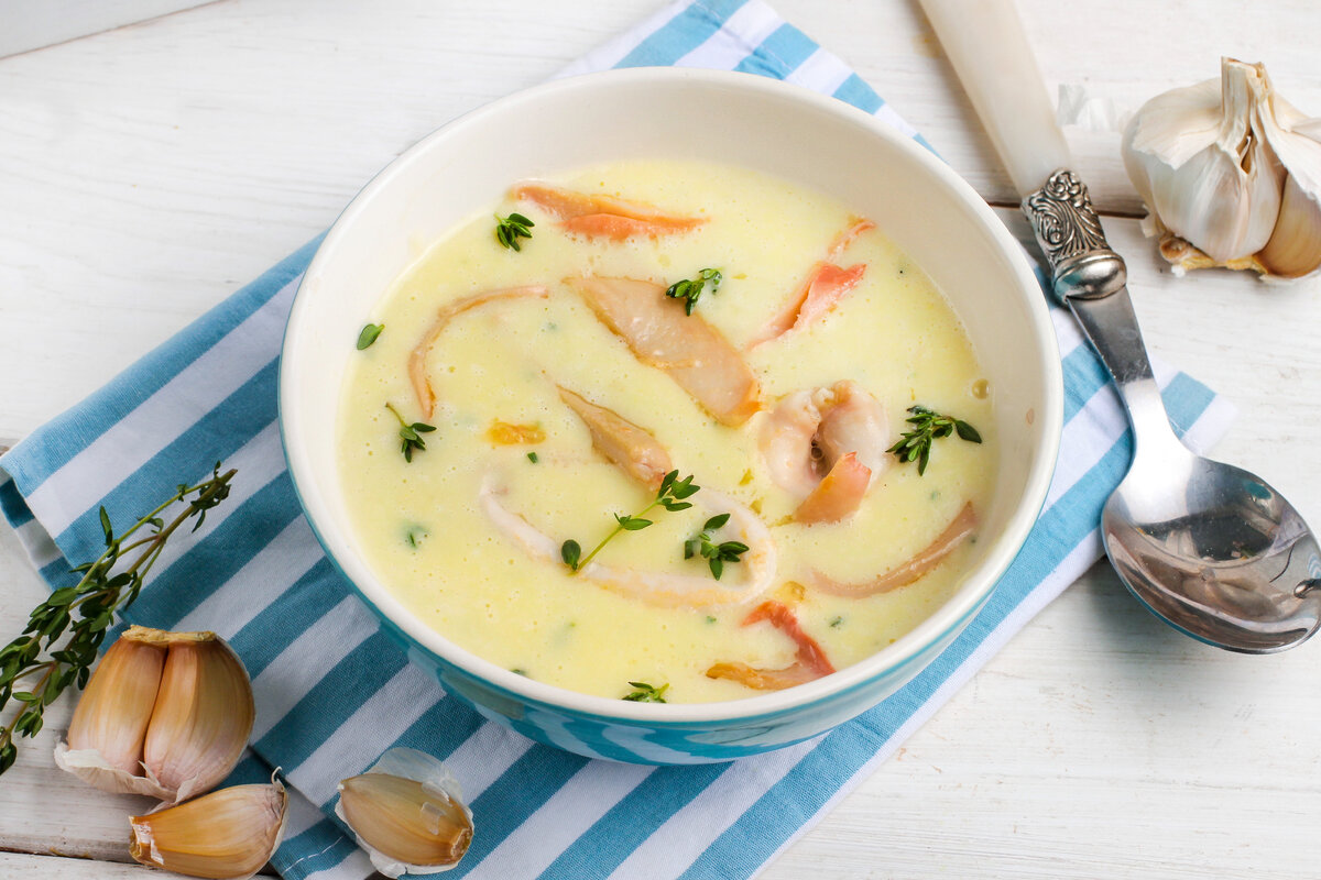 Запечённый овощной суп с кальмарами: идеальный рецепт для согревания