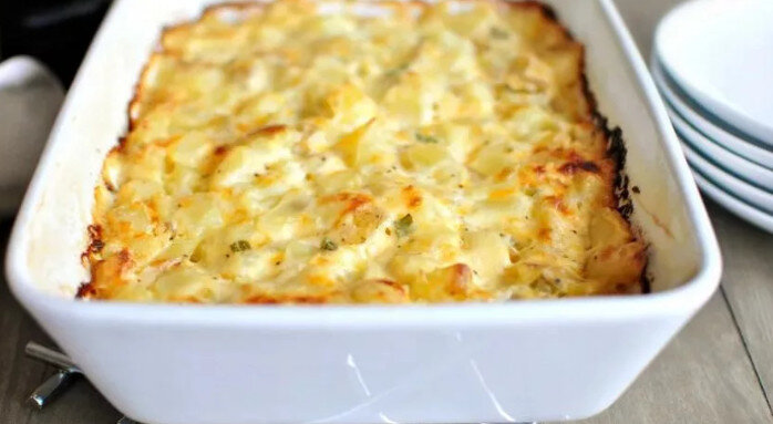 Ароматная запеканка с грибами и картофелем для семейного ужина