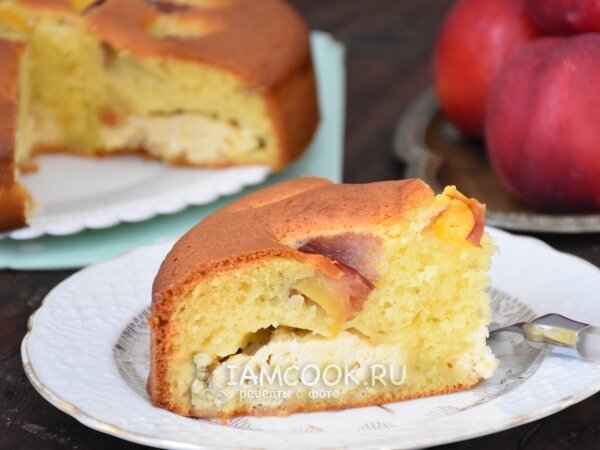 Нежный пирог с фруктами, который удивит каждого