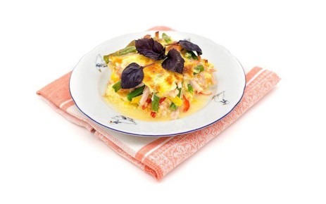 Непревзойденная фриттата с ветчиной и сладким перцем