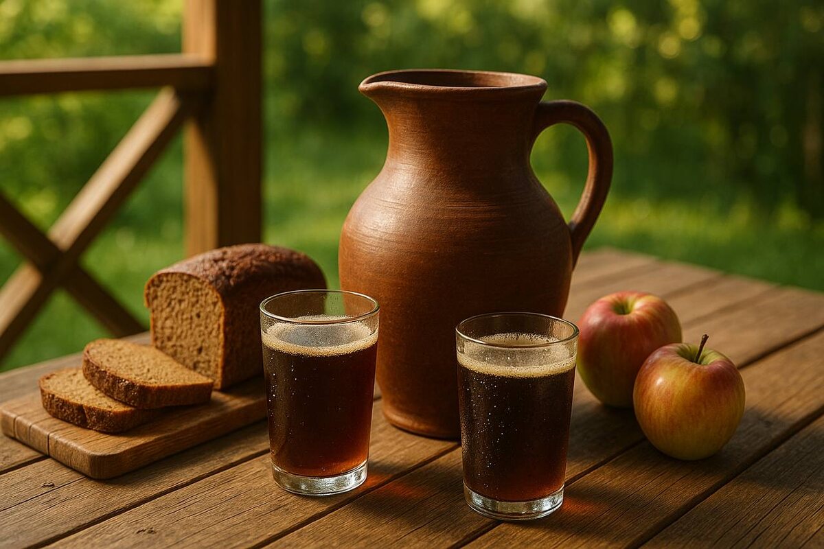 Летний квас по бабушкиному рецепту: наслаждение без сахара и дрожжей