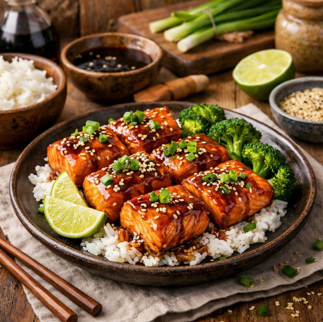 Сёмга терияки: восточная симфония на вашем столе