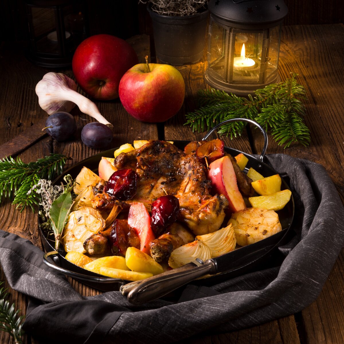 Нежный кролик с яблоками и вином: идеальное блюдо для изысканного ужина