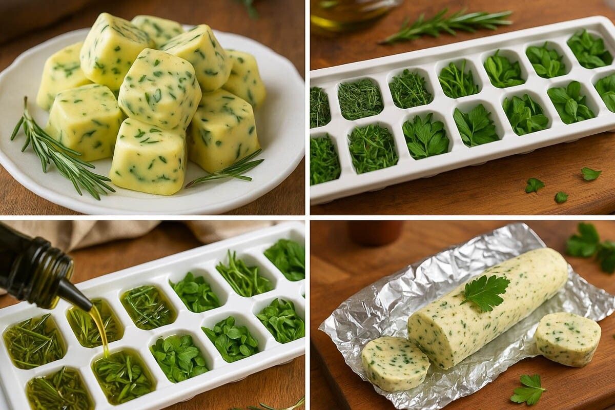 Как заморозить ароматные травы в масле для создания летнего вкуса каждый день