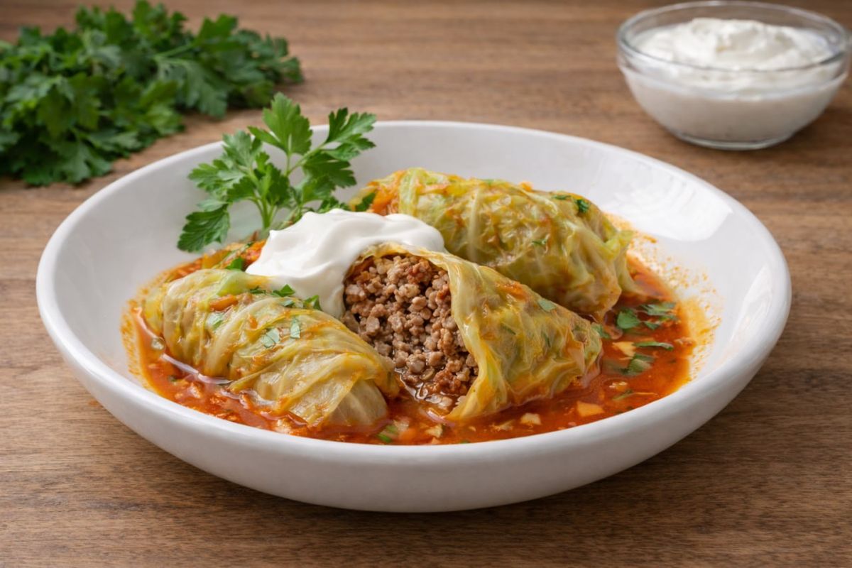 Голубцы с перловкой и молодой капустой — вкусно и быстро