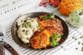 Тыквенные драники с куриным жюльеном: вкусное сочетание для уютного ужина